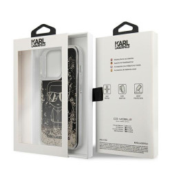 Karl Lagerfeld KLHCP13LLGGKBK Liquid Glitter Gatsby Hardcase for iPhone 13 Pro/13 6,1" / black