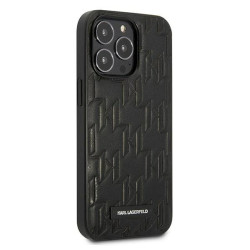 Karl Lagerfeld KLHCP13LMNMP1K Monogram Plaque Hardcase for iPhone 13 Pro / 13 6,1" / black