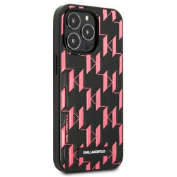 Karl Lagerfeld KLHCP13LMNMP1P Hardcase for iPhone 13 Pro / 13 6,1" / pink Monogram Plaque