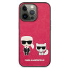 Karl Lagerfeld KLHCP13LPCUSKCP Hardcase Ikonik Karl & Choupett for iPhone 13 Pro / 13 6,1" / fuchsia