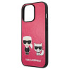 Karl Lagerfeld KLHCP13LPCUSKCP Hardcase Ikonik Karl & Choupett for iPhone 13 Pro / 13 6,1" / fuchsia