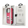 Karl Lagerfeld KLHCP13LPCUSKCP Hardcase Ikonik Karl & Choupett for iPhone 13 Pro / 13 6,1" / fuchsia