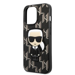 Karl Lagerfeld KLHCP13LPMNIKBK Monogram Ikonik Patch Hardcase for iPhone 13 Pro / 13 6,1" / black