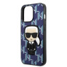Karl Lagerfeld KLHCP13LPMNIKBL hardcase Monogram Ikonik Patch for iPhone 13 Pro / 13 6,1" / blue