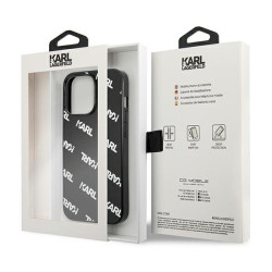 Karl Lagerfeld KLHCP13LPULMBK3 Hardcase for iPhone 13 Pro / 13 6,1" / black