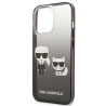 Karl Lagerfeld KLHCP13LTGKCK iPhone 13 Pro / 13 6,1" Hardcase Gradient Ikonik Karl & Cho / black