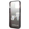 Karl Lagerfeld KLHCP13LTGKCK iPhone 13 Pro / 13 6,1" Hardcase Gradient Ikonik Karl & Cho / black