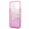 Karl Lagerfeld KLHCP13LTGKCP Hardcase for iPhone 13 Pro / 13 6,1" / pink Gradient Ikonik Karl & Chou