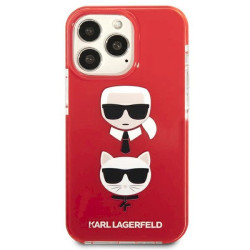 Karl Lagerfeld KLHCP13LTPE2TR iPhone 13 Pro / 13 6,1" hardcase / red Karl&Choupette Head