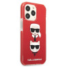 Karl Lagerfeld KLHCP13LTPE2TR iPhone 13 Pro / 13 6,1" hardcase / red Karl&Choupette Head