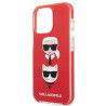 Karl Lagerfeld KLHCP13LTPE2TR iPhone 13 Pro / 13 6,1" hardcase / red Karl&Choupette Head
