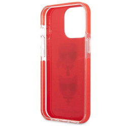 Karl Lagerfeld KLHCP13LTPE2TR iPhone 13 Pro / 13 6,1" hardcase / red Karl&Choupette Head