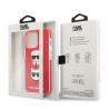 Karl Lagerfeld KLHCP13LTPE2TR iPhone 13 Pro / 13 6,1" hardcase / red Karl&Choupette Head