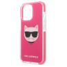 Karl Lagerfeld KLHCP13LTPECPI Hardcase for iPhone 13 Pro / 13 6,1" / fuchsia