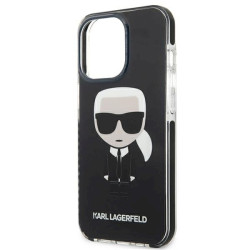 Karl Lagerfeld KLHCP13LTPEIKK Iconik Karl hardcase for iPhone 13 Pro / 13 6.1" / black