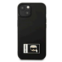 Karl Lagerfeld KLHCP13M3DKPK Hardcase Ikonik Patch for iPhone 13/14/15 6,1" / black