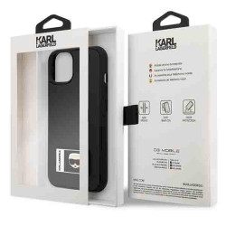 Karl Lagerfeld KLHCP13M3DKPK Hardcase Ikonik Patch for iPhone 13/14/15 6,1" / black