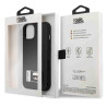 Karl Lagerfeld KLHCP13M3DKPK Hardcase Ikonik Patch for iPhone 13/14/15 6,1" / black