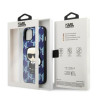 Karl Lagerfeld KLHCP13MPMNIKBL Monogram Ikonik Patch Hardcase for iPhone 13/14/15 6,1" / blue