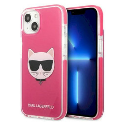 Karl Lagerfeld KLHCP13MTPECPI iPhone 13/14/15 6,1" hardcase fuschia Choupette Head