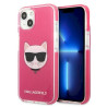 Karl Lagerfeld KLHCP13MTPECPI iPhone 13/14/15 6,1" hardcase fuschia Choupette Head