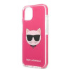 Karl Lagerfeld KLHCP13MTPECPI iPhone 13/14/15 6,1" hardcase fuschia Choupette Head