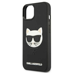 Karl Lagerfeld KLHCP13SCH3DBK Hardcase 3D Rubber Choupette for iPhone 13 mini 5,4" / black