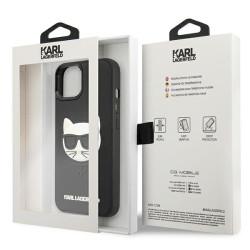 Karl Lagerfeld KLHCP13SCH3DBK Hardcase 3D Rubber Choupette for iPhone 13 mini 5,4" / black