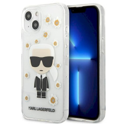 Karl Lagerfeld KLHCP13SHFLT Flower Ikonik Karl Case for iPhone 13 mini 5,4" / transparent