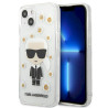 Karl Lagerfeld KLHCP13SHFLT Flower Ikonik Karl Case for iPhone 13 mini 5,4" / transparent