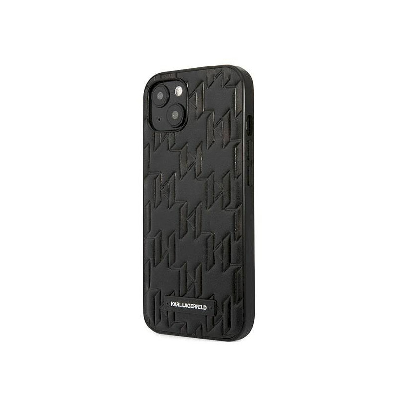 Karl Lagerfeld KLHCP13SMNMP1K Monogram Plaque Hardcase for iPhone 13 mini 5,4" / black