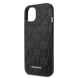 Karl Lagerfeld KLHCP13SMNMP1K Monogram Plaque Hardcase for iPhone 13 mini 5,4" / black