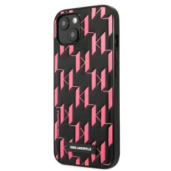 Karl Lagerfeld KLHCP13SMNMP1P Hardcase Monogram Plaque for iPhone 13 mini 5,4" / pink