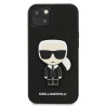 Karl Lagerfeld KLHCP13SOKPK Saffiano Ikonik Karl`s Patch Hardcase for iPhone 13 mini 5,4" / black