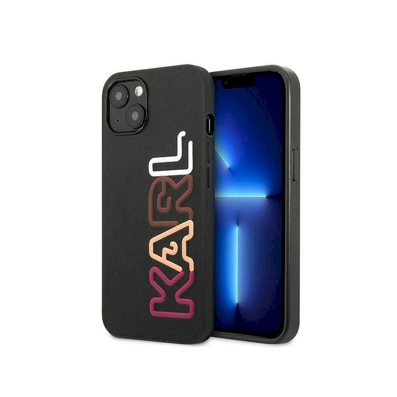 Karl Lagerfeld KLHCP13SPCOBK Hardcase Multipink Brand for iPhone 13 mini 5.4" / black