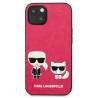 Karl Lagerfeld KLHCP13SPCUSKCP Ikonik Karl & Choupette Hardcase for iPhone 13 mini 5,4" / fuchsia