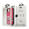 Karl Lagerfeld KLHCP13SPCUSKCP Ikonik Karl & Choupette Hardcase for iPhone 13 mini 5,4" / fuchsia