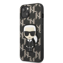 Karl Lagerfeld KLHCP13SPMNIKBK Monogram Ikonik Patch Case for iPhone 13 mini 5,4" / black