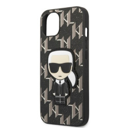 Karl Lagerfeld KLHCP13SPMNIKBK Monogram Ikonik Patch Case for iPhone 13 mini 5,4" / black