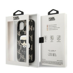 Karl Lagerfeld KLHCP13SPMNIKBK Monogram Ikonik Patch Case for iPhone 13 mini 5,4" / black