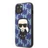Karl Lagerfeld KLHCP13SPMNIKBL Monogram Ikonik Patch Hardcase for iPhone 13 mini 5,4" / blue