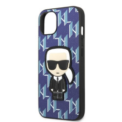 Karl Lagerfeld KLHCP13SPMNIKBL Monogram Ikonik Patch Hardcase for iPhone 13 mini 5,4" / blue