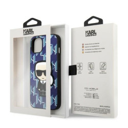 Karl Lagerfeld KLHCP13SPMNIKBL Monogram Ikonik Patch Hardcase for iPhone 13 mini 5,4" / blue