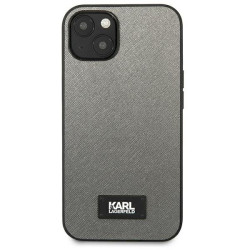 Karl Lagerfeld KLHCP13SSFMP2DG Hardcase for iPhone 13 mini 5.4" / silver