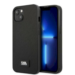 Karl Lagerfeld KLHCP13SSFMP2K Saffiano Plaque Case for iPhone 13 mini 5,4" / black
