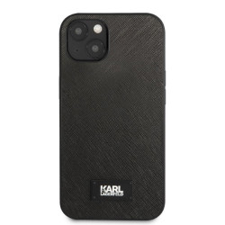 Karl Lagerfeld KLHCP13SSFMP2K Saffiano Plaque Case for iPhone 13 mini 5,4" / black