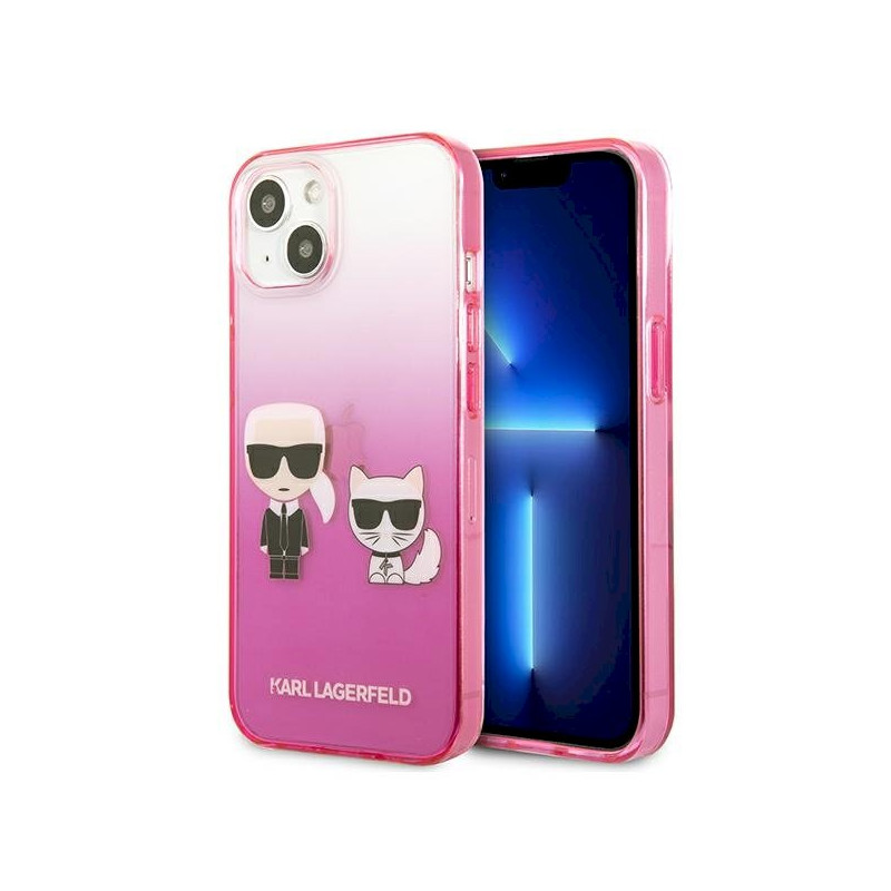 Karl Lagerfeld KLHCP13STGKCP iPhone 13 mini 5,4" hardcase / pink