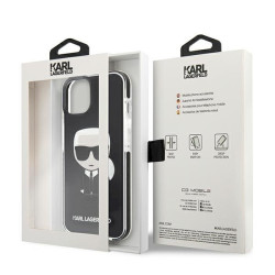 Karl Lagerfeld KLHCP13STPEIKK Iconik Karl Hardcase for iPhone 13 mini 5.4" / black