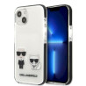 Karl Lagerfeld KLHCP13STPEKCW Hardcase for iPhone 13 mini 5,4" / white