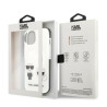 Karl Lagerfeld KLHCP13STPEKCW Hardcase for iPhone 13 mini 5,4" / white